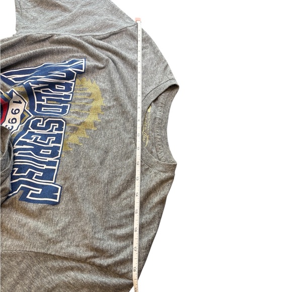 Mitchell & Ness 1993 World Series Blue Jays Champions Tee Gray Unisex L Vintage - Picture 4 of 6